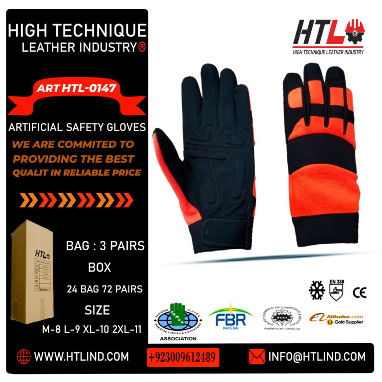 artificial safety gloves_mechnic_gloves_chainsaw_gloves