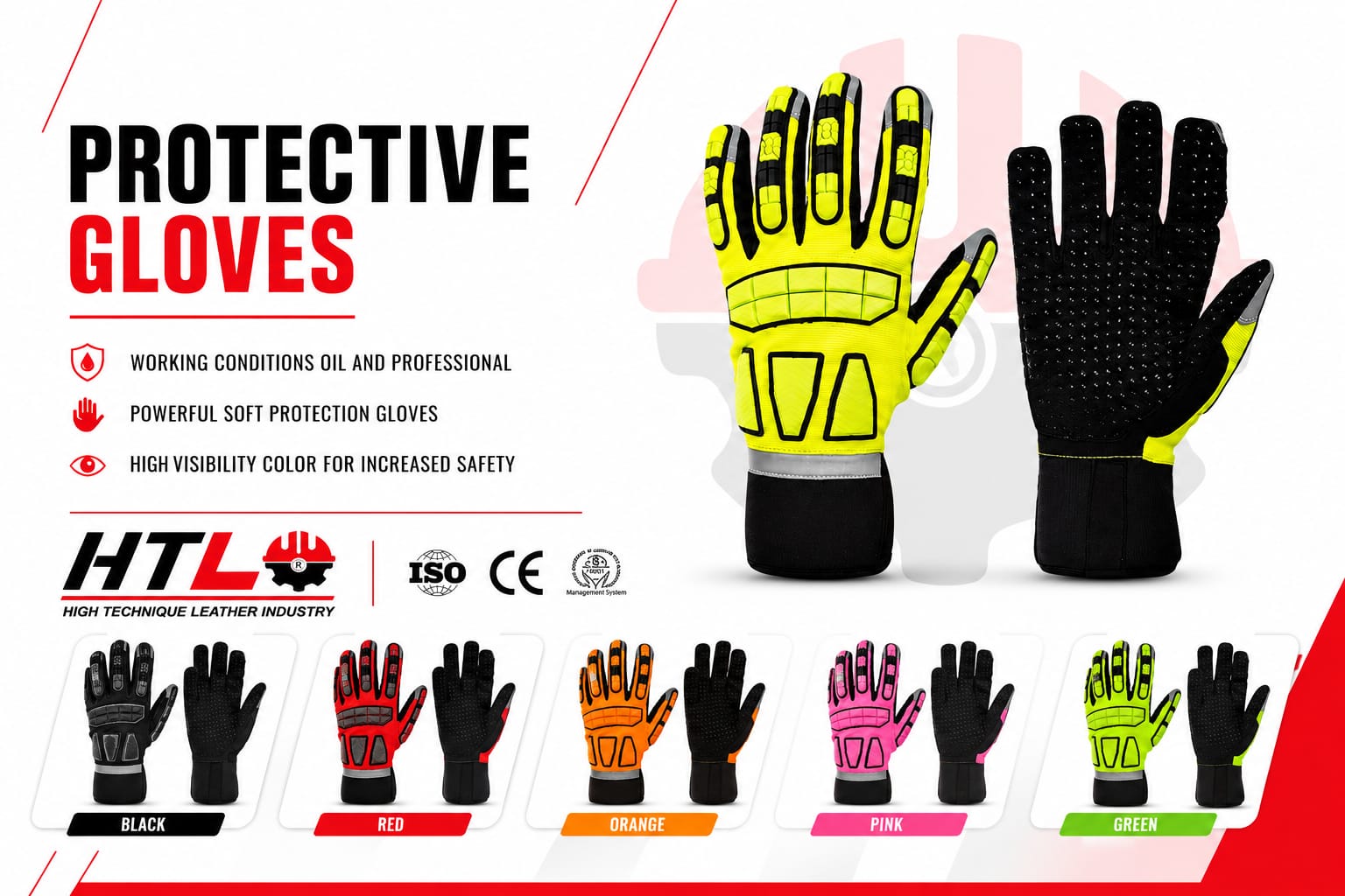 Industrial Safety Gloves Manufacturer - Leather Work Gloves Supplier